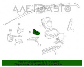 Датчик подушки безопасности задний правый Chevrolet Volt 14-15