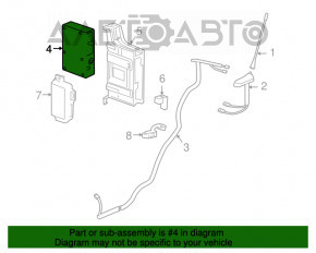 BLUETOOTH COMMUNICATION MODULE COMPUTER Chevrolet Volt 11-15