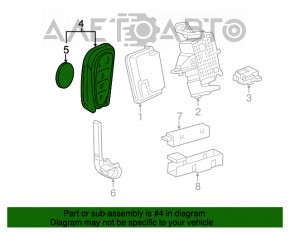 Chevrolet Camaro Key 16- 6 butoane, cabriolet