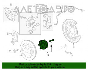 Rulment roata spate stanga Cadillac CTS 14-