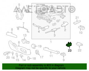 OCCUPANT DETECTION SENSOR Chevrolet Volt 16-