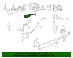 Mecanismul mânerului ușii din spate dreapta pentru GMC Terrain 18-