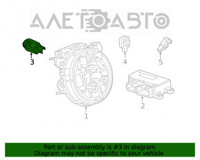 Senzor airbag frontal stânga Chevrolet Bolt 17- televizor