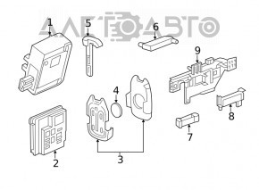 KEYLESS ENTRY CONTROL MODULE Chevrolet Bolt 17-