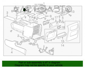 USB HUB AUX Chevrolet Equinox 18 1 usb