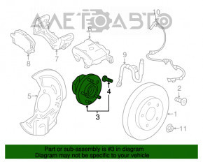 Mufă față dreapta Chevrolet Equinox 18-