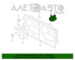 Motorul ventilatorului de răcire stânga Mitsubishi Outlander Sport ASX 10- 2.0 2.4