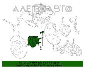 Rulment roata spate dreapta Chevrolet Cruze 16-