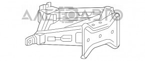 Домкрат Chevrolet Impala 14-20 ржавый