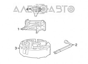 Cric Chevrolet Impala 14-20 ruginit.