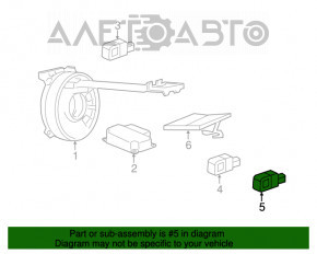 Senzor airbag dreapta spate Chevrolet Malibu 13-15