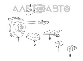 Senzor airbag dreapta spate Chevrolet Malibu 13-15