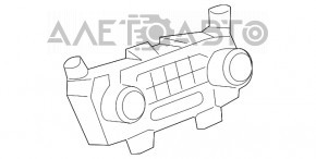 Modul de control al climatizării Chevrolet Cruze 11-15