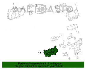 Modul de control al climatizării Chevrolet Cruze 11-15