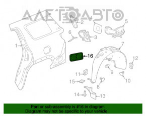 Grila de ventilatie stanga Chevrolet Cruze 16-