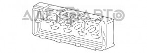 Unitatea de control a bordului Cadillac ATS 13-