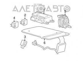 Модуль srs airbag компьютер подушек безопасности Buick Encore 13-16