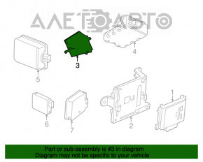 Modul de control al caroseriei Cadillac ATS 13-