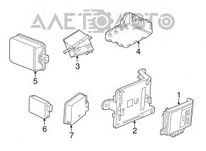 Modul de control al caroseriei Cadillac ATS 13-