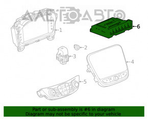 Body Control Module BCM Chevrolet Camaro 16-