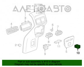 Hub USB, AUX Chevrolet Malibu 16-18