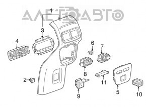 Hub USB, AUX Chevrolet Malibu 16-18