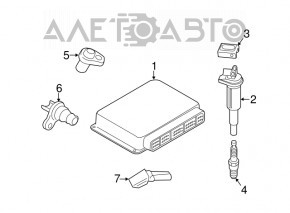 Senzor de detonare BMW X3 F25 11-17 nou OEM original