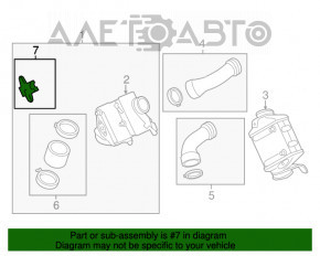 Senzor de presiune pentru harta BMW X3 F25 11-17 2.0T