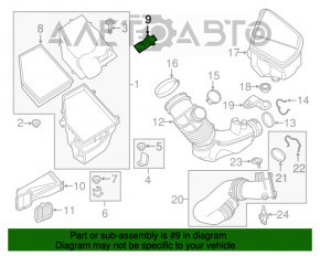 Расходомер воздуха BMW 5 G30 17-21 2.0T, 3.0T, 530e hybrid