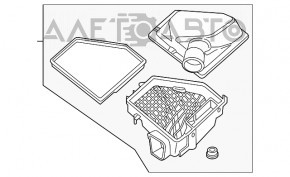 Corpul filtrului de aer BMW F30 17-18 2.0T B46