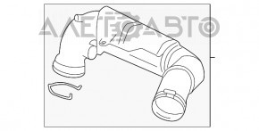 Воздуховод с резонатором на коллектор BMW X1 F48 16-22 B46 новый OEM оригинал