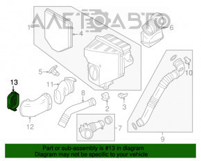 Grila de admisie a aerului pentru BMW X3 F25 11-17 2.0T, nouă, originală OEM