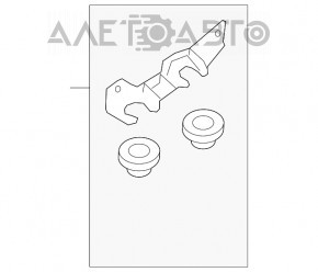 Кронштейн резонатора BMW 7 G11 G12 16-22 B58