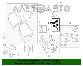 Кронштейн резонатора BMW 7 G11 G12 16-22 B58