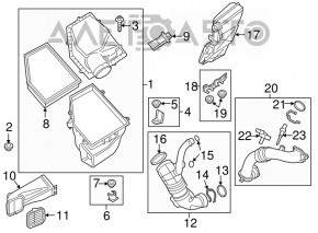 Кронштейн резонатора BMW 7 G11 G12 16-22 B58