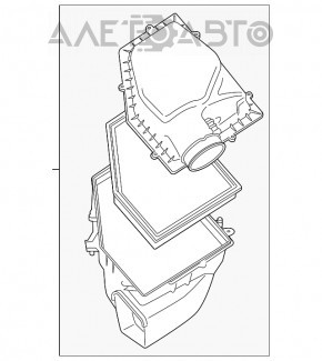 Corpul filtrului de aer BMW X3 G01 18- 2.0T