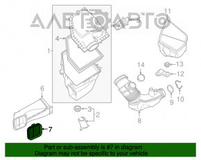 Решетка воздухоприемника BMW X3 G01 18- 2.0T новый OEM оригинал