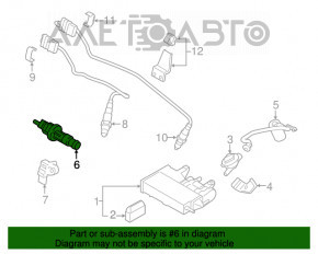 Supapă de ventilație a rezervorului de combustibil BMW X1 F48 16-22 B46 nou OEM original