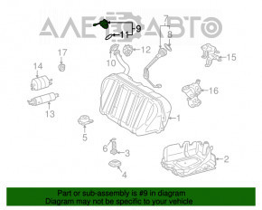 Крышка заливной горловины бензобака Mercedes W221