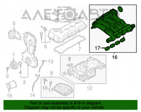 Colector de admisie Nissan Rogue Sport 17-19