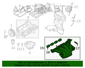 Коллектор впускной Nissan Sentra 20-