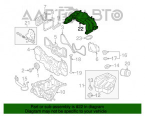 Colector de admisie pentru Subaru B9 Tribeca