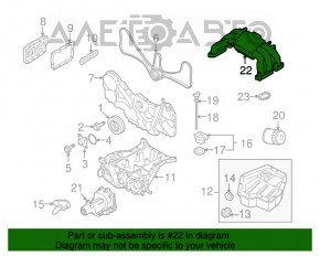 Коллектор впускной Subaru Outback 10-14 3.6