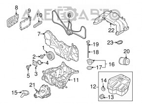 Коллектор впускной Subaru Outback 10-14 3.6