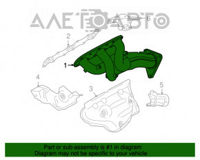 Colector de evacuare dreapta pentru Infiniti G37 4d 08-13