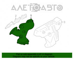 Colector de evacuare dreapta Nissan Maxima A36 16- 3.5