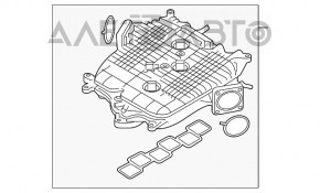 Colectorul de admisie partea de jos Infiniti Q50 14-15 3.7