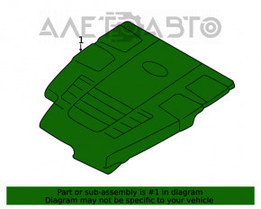 Capacul motorului Subaru Forester 19- SK