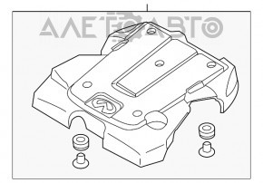 Накладка двигателя Infiniti G35 4d 08-10