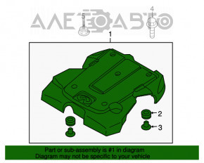 Capacul motorului Infiniti G35 4d 08-10